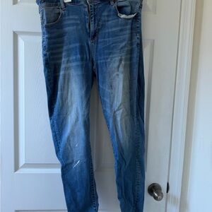 American Eagle Outfitters Women's Skinny Jeans - Medium Blue Wash